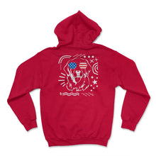 Load image into Gallery viewer, 4th Of July Shirt, Golden Retriever Sunglasses Dog Lover Independence - Hoodie - Red