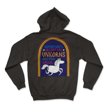 Load image into Gallery viewer, Acupuncture Shirt, Acupuncturist Are Just Like Unicorn Tee, Needle - Hoodie - Black