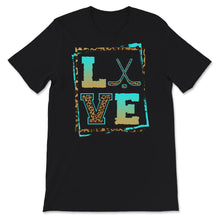 Load image into Gallery viewer, Love Ice Hockey, Girls Hockey Gifts, Womens Ice Hockey Shirt, I Love