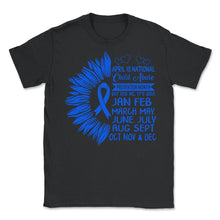 Load image into Gallery viewer, Philip April is national child Abuse prevention month but for me its - Unisex T-Shirt - Black