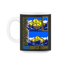 Load image into Gallery viewer, Yosemite National Park Bear Shirt, Mountain 1890 Preserve And Protect - 11oz Mug - Black on White