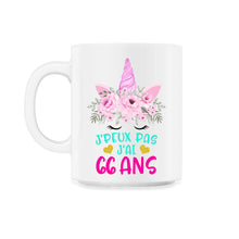 Load image into Gallery viewer, Enfant T Shirt 66 Ans Fille Anniversaire Cadeau Licorne T Shirt copy - 11oz Mug - White