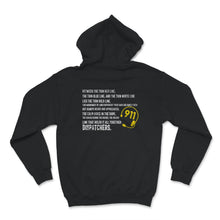 Load image into Gallery viewer, 911 Dispatcher Shirt, Thin Gold Line, Between The Thin Red Line, Thin