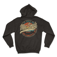 Load image into Gallery viewer, Je Suis Un Mec Simple J’aime La Raclette Et L’apéro Humour T Shirt - Hoodie - Black