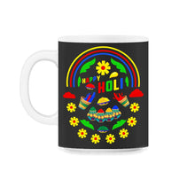 Load image into Gallery viewer, Happy Holi Festival Shirt, Festival Of Colors, Holi Festival Lover - 11oz Mug - Black on White