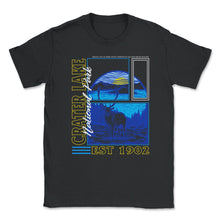 Load image into Gallery viewer, Crater Lake National Park Shirt, Oregon Mount Mazama US Lake Tee, - Unisex T-Shirt - Black