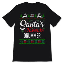 Load image into Gallery viewer, Santas Favorite Drummer Christmas Ugly Sweater