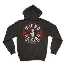 Load image into Gallery viewer, Vacation Shirt, Micronesian Islanders Coconut Tree Design Tee, - Hoodie - Black