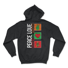 Load image into Gallery viewer, Cinco De Mayo Shirt, Peace Love Down To Fiesta, May 5th Mexican - Hoodie - Black