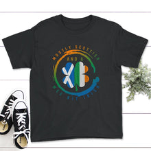Load image into Gallery viewer, Mostly Scottish And A Wee Bit Irish, St. Patricks Day Shirt, Lucky - Youth Tee - Black