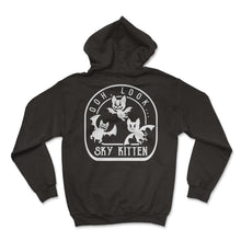 Load image into Gallery viewer, Halloween Shirt, Ohh Look Sky Kittens Cute Bat Lover Funny Tee, - Hoodie - Black