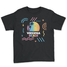 Load image into Gallery viewer, Virginia Beach Florida Vacation Family - Youth Tee - Black