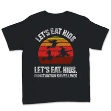 Load image into Gallery viewer, English Teacher Halloween Costume Punctuation Saves Lives Let's Eat