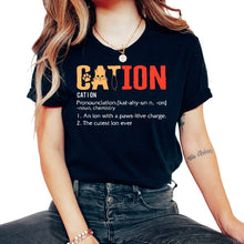 Load image into Gallery viewer, Science Shirt, Cation 5 Tee, Cute Pawsitive, Botanist Science Nature - Unisex T-Shirt - Black