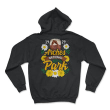 Load image into Gallery viewer, Arches National Park Shirt, 1929 Moab Utah Sunflower Tee, Animal - Hoodie - Black