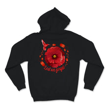 Load image into Gallery viewer, Veterans Day Lest We Forget Red Poppy Flower Bird American Army USA