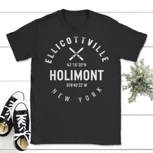 Load image into Gallery viewer, Ellicottville Holimont New York Ski Skiing Sweatshirt - Unisex T-Shirt - Black