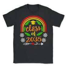 Load image into Gallery viewer, Kindergarten Shirt, Class Of 2035 Tee, Pre-K Graduation Gift, Teacher - Unisex T-Shirt - Black