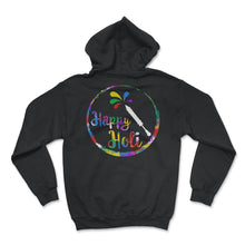 Load image into Gallery viewer, Happy Holi Festival Shirt, Festival Of Colors, Holi Festival Lover - Hoodie - Black