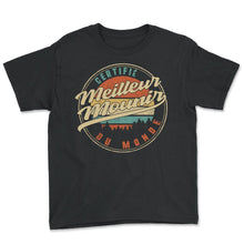 Load image into Gallery viewer, Certifié Meilleur Mounir Du Monde Humour T Shirt copy - Youth Tee - Black