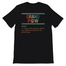 Load image into Gallery viewer, Grandpaw Shirt Vintage Definition Fathers Day Gift For Men Grandpa