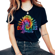 Load image into Gallery viewer, Dia De Los Muertos Shirt, Day Of The Death Women Skull Skeleton Tee, - Unisex T-Shirt - Black