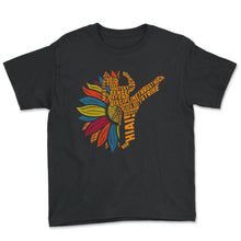 Load image into Gallery viewer, Girls Karate Typography Shirt, Karate Student Daughter Mom Gift - Youth Tee - Black