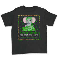 Load image into Gallery viewer, I Wear Green For Someone I Love, Mental Health Awareness, Depression - Youth Tee - Black