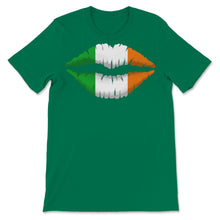 Load image into Gallery viewer, St Patrick's Day Ireland Flag Lips Kiss Me I'm Irish Girl Lipstick