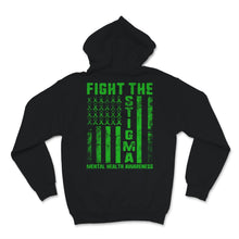 Load image into Gallery viewer, Fight The Stigma USA Flag Mental Health Disease Awareness Green