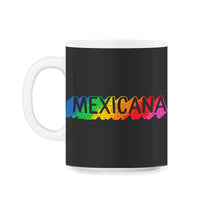 Load image into Gallery viewer, Mexicana Shirt, Latina Women Gift For Mother's Day Mexico Tee, - 11oz Mug - Black on White