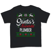 Load image into Gallery viewer, Santas Favorite Plumber Christmas Ugly Sweater