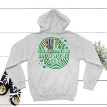 Load image into Gallery viewer, Mostly Norwegian And A Wee Bit Irish, St. Patricks Day Shirt, Lucky - Hoodie - White