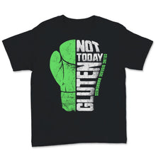 Load image into Gallery viewer, Not Today Gluten Free Celiac Disease Awareness Boxing Gloves Green