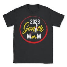 Load image into Gallery viewer, Class of 2023 Senior Motocross Mom Graduation Grad Gift T Shirt - Unisex T-Shirt - Black