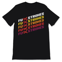 Load image into Gallery viewer, Fuck Strokes Vintage Sunset Awareness Red Ribbon Support Strong