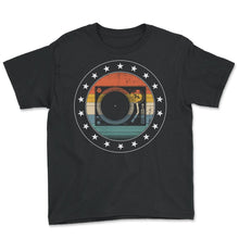 Load image into Gallery viewer, DJ Turntable And Speaker Set, Men's Shirt and Infant Bodysuit, - Youth Tee - Black