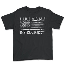 Load image into Gallery viewer, Police Shirt, Firearms Instructor Tee, Policeman Gift Cop Law Ideas, - Youth Tee - Black