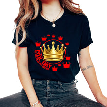 Load image into Gallery viewer, MLK Day Shirt, His Dream Is My Dream Crown Tee, Martin Luther King Jr - Unisex T-Shirt - Black