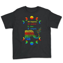 Load image into Gallery viewer, Happy Holi Festival Shirt, Meaningful Holi Festival, Festival Of - Youth Tee - Black