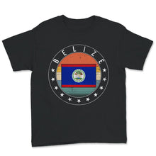 Load image into Gallery viewer, Belize Country Flag Shirt, Belizean Pride Gift, Belize Pride,