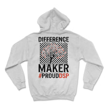 Load image into Gallery viewer, DSP Shirt, Difference Maker Hashtag Proud DSP Heart Tree Tee, Nurse - Hoodie - White