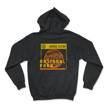 Load image into Gallery viewer, Grand Teton National Park Shirt, Wyoming Mountain Tee, Animal Outdoor - Hoodie - Black