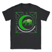 Load image into Gallery viewer, National Park Bear Shirt, Preserve And Protect, Bear Vintage Animal - Unisex T-Shirt - Black