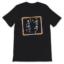 Load image into Gallery viewer, Halloween Costume Shirt, Dance Of Death Macabre Skeleton, Halloween