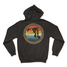Load image into Gallery viewer, Maryland Hawaii Roots Hawaiian Map Vintage T-Shirt - Hoodie - Black