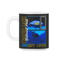 Load image into Gallery viewer, Crater Lake National Park Shirt, Oregon Mount Mazama US Lake Tee, - 11oz Mug - Black on White