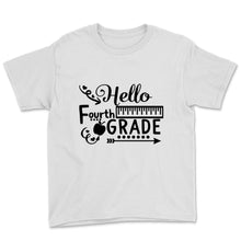 Load image into Gallery viewer, Hello Fourth Grade Student Teacher Back To School Hippie Ruler Gift