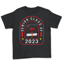 Load image into Gallery viewer, Class Of 2023 Senior Boxing Graduation Gift T Shirt - Youth Tee - Black