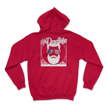 Load image into Gallery viewer, 4th Of July Shirt, Dad Life Sunglasses USA Flag Cute Funny - Hoodie - Red